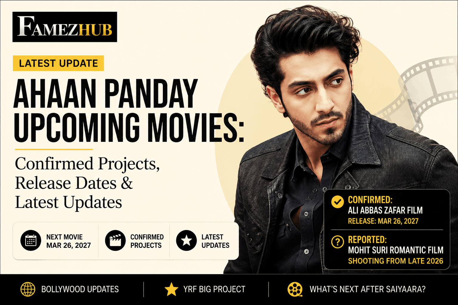 Ahaan Panday Upcoming Movies Confirmed Projects, Release Dates & Latest Updates