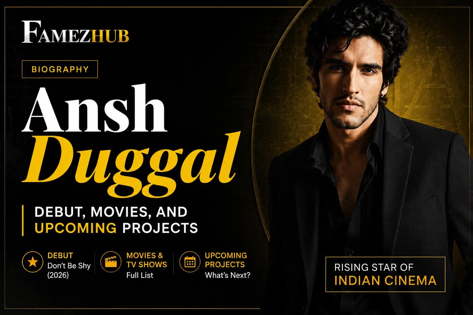 Ansh Duggal biography, debut, movies and upcoming projects