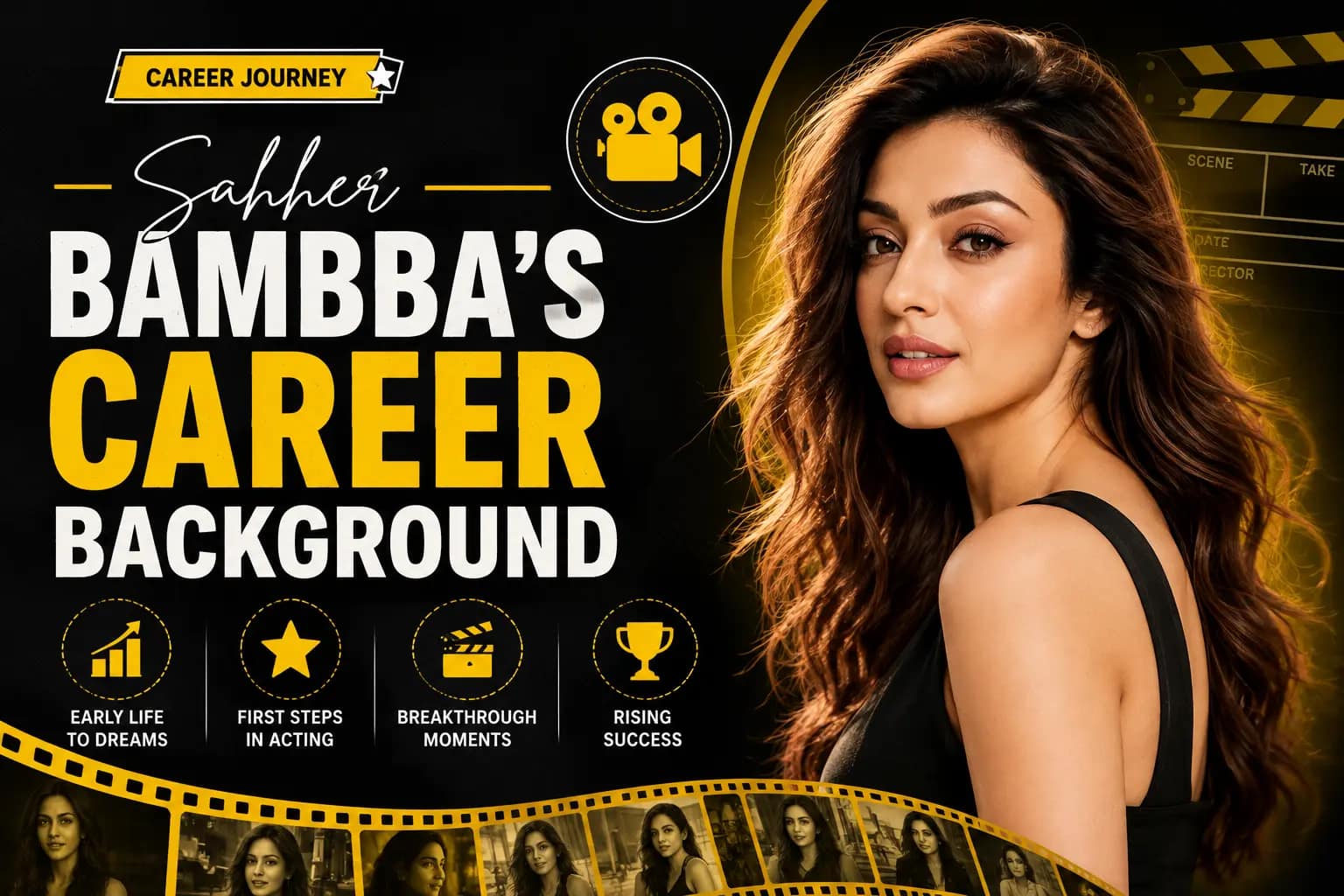 Sahher Bambba's Career Background Sahher Bambba career background, acting journey and career highlights