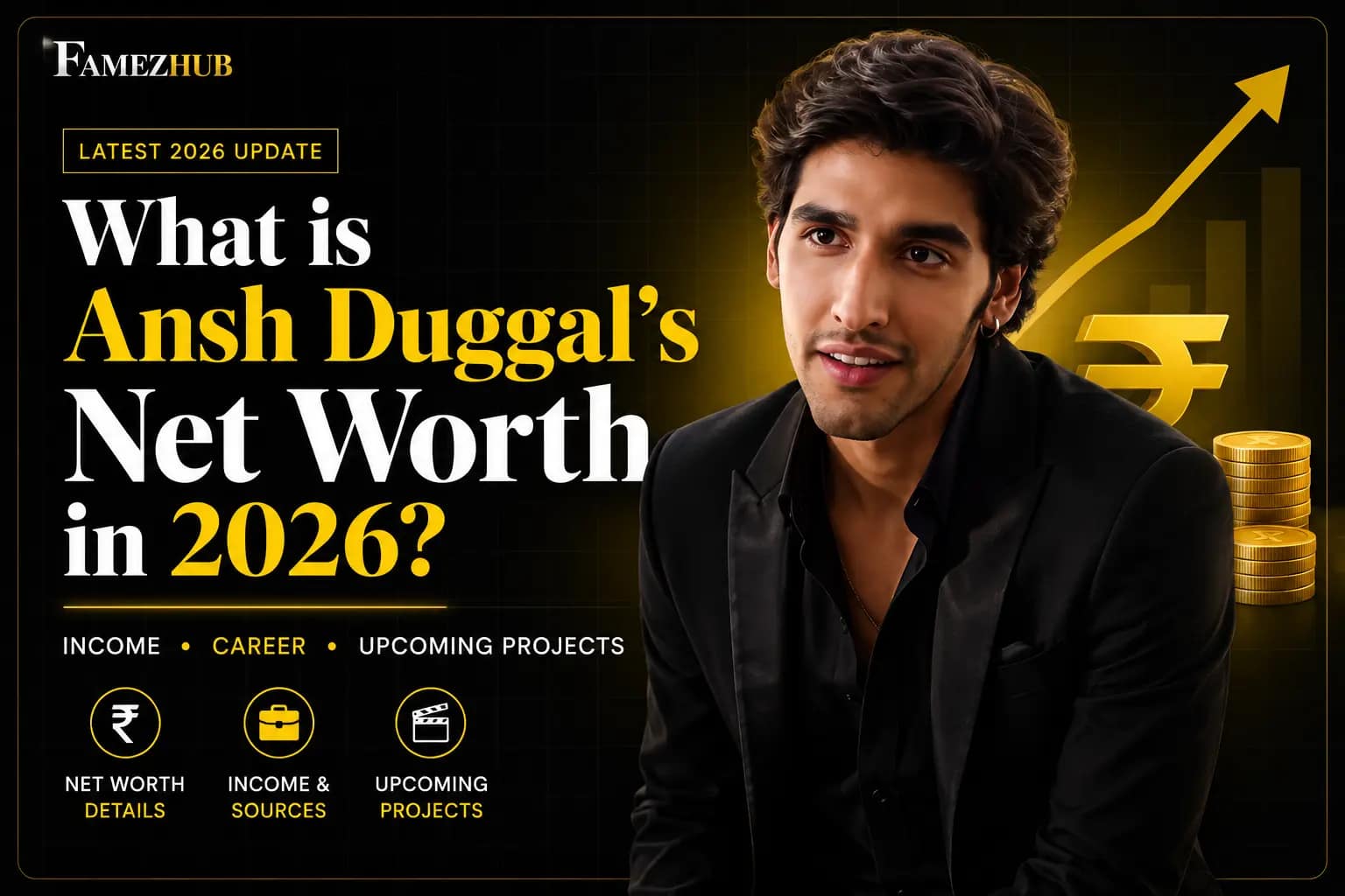 Ansh Duggal net worth 2026, income, career and upcoming projects