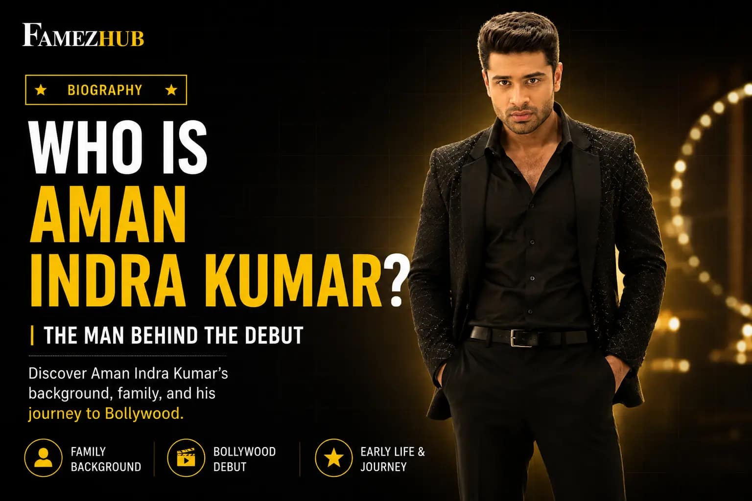Who Is Aman Indra Kumar Who Is Aman Indra Kumar? Bollywood Actor Biography and Family Background