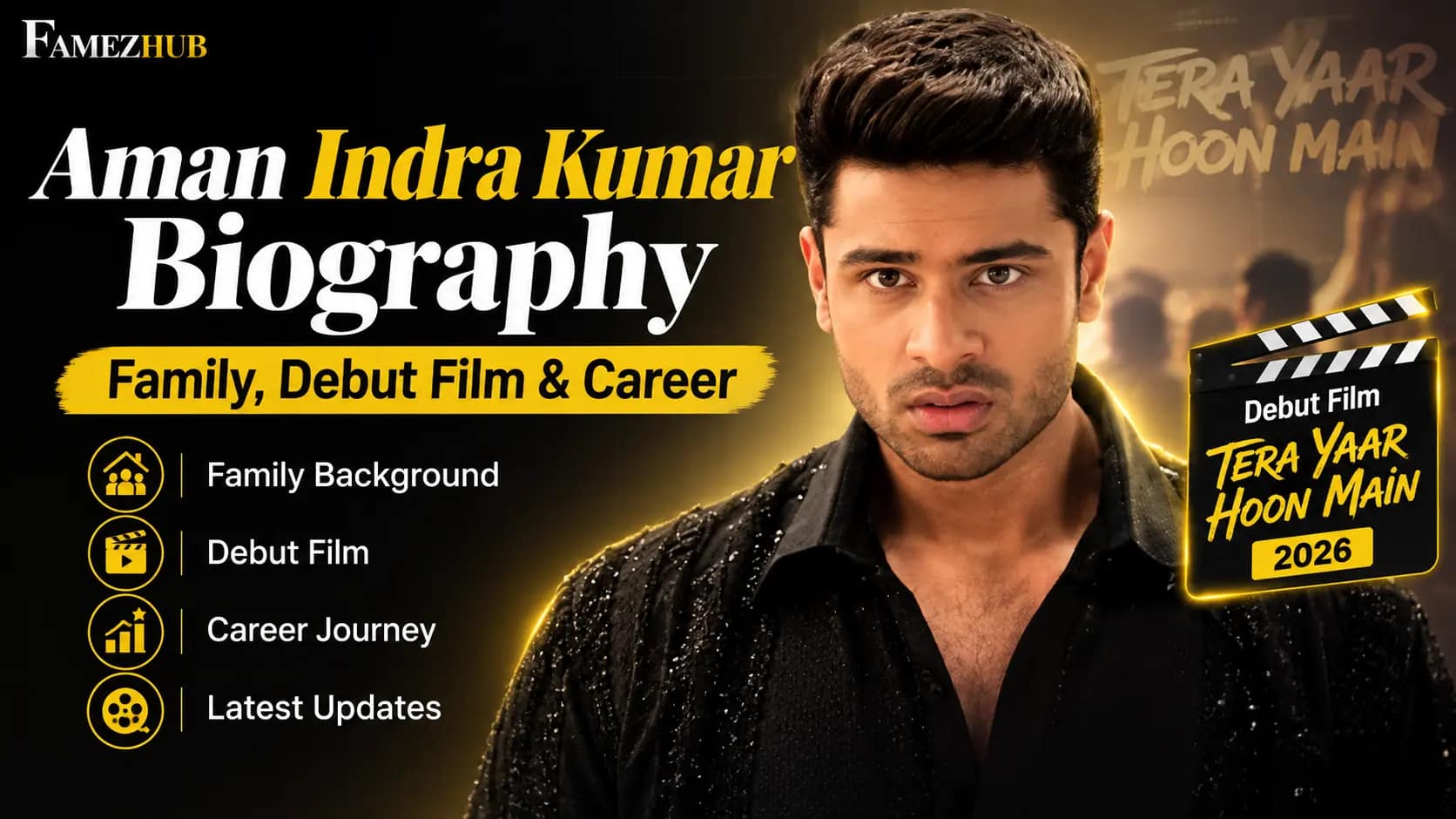Aman Indra Kumar Biography — Family, Debut Film and Career