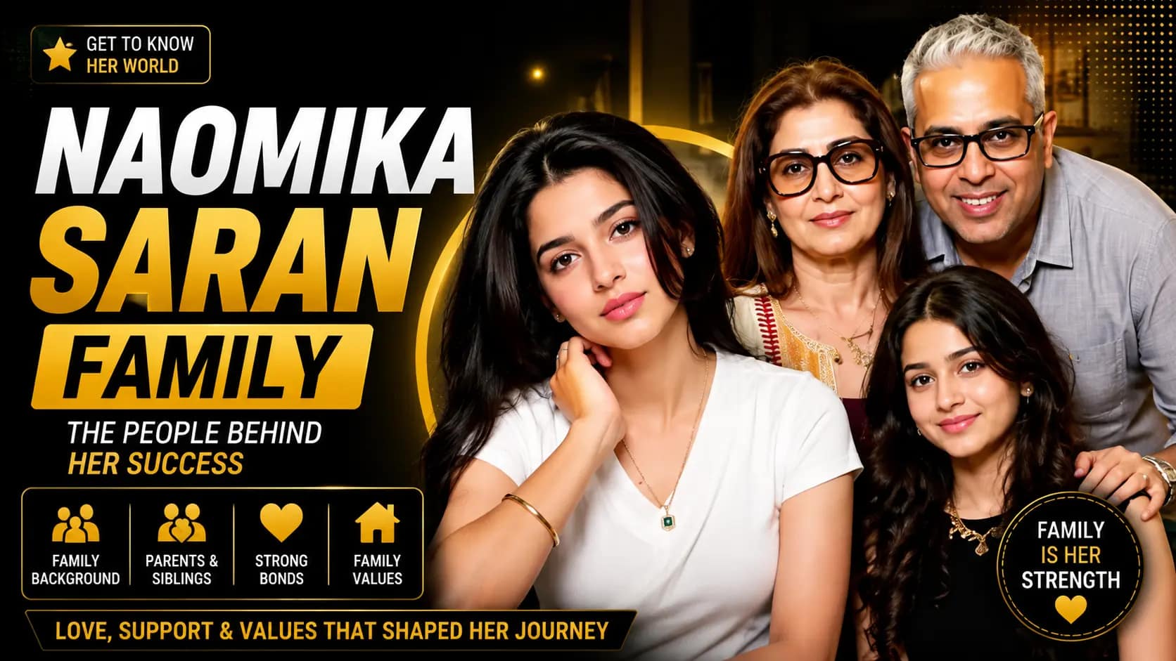 Naomika Saran Family