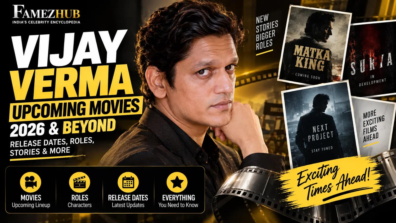 Vijay Varma Upcoming Movies 2026: Complete List of Upcoming Films & OTT Projects