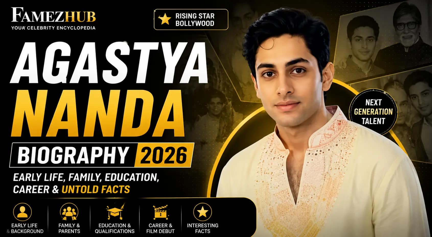 Agastya Nanda Biography