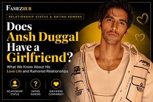 Ansh Duggal portrait for girlfriend and relationship status article