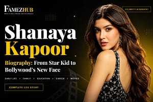 Shanaya Kapoor biography from star kid to Bollywood's new face