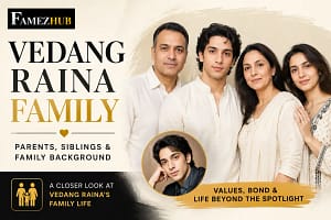 Vedang Raina Family